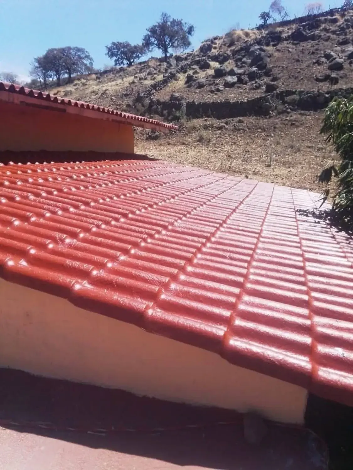 Plastiteja instalada en una cubierta